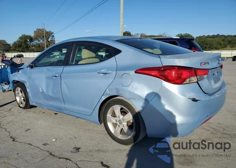 2011 Hyundai Elantra Gls из США, поврежденный, VIN KMHDH4AE3BU122533